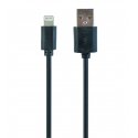 Gembird CC-USB2-AMLM-1M Lightning-kaapeli musta Gembird CC-USB2-AMLM-1M Lightning-kaapeli musta