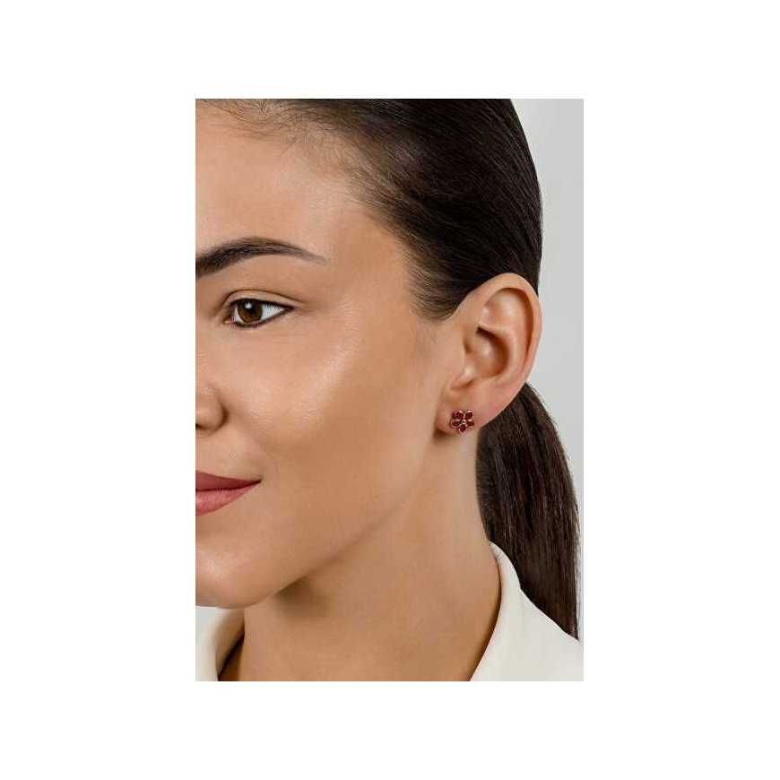 Brilio Silver Charming Hopea Korvakorut Kukat EA704WR