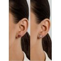 Brilio Silver Charming Hopea Korvakorut Kukat EA704WR