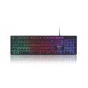 Gembird Keyboard KB-UML-01 membrane USB 2.0 US black color - Tastatur - USB klaviatuur Kontor QWERTY Gembird Keyboard KB-UML-01 membrane USB 2.0 US black color - Tastatur - USB klaviatuur Kontor QWERTY