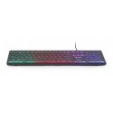 Gembird Keyboard KB-UML-01 membrane USB 2.0 US black color - Tastatur - USB klaviatuur Kontor QWERTY Gembird Keyboard KB-UML-01 membrane USB 2.0 US black color - Tastatur - USB klaviatuur Kontor QWERTY