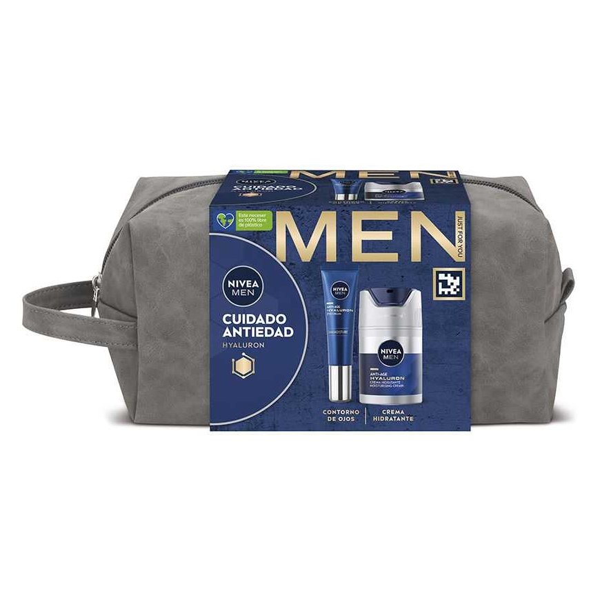 Nivea Men's Anti-Aging Care Toiletry Bag Case 3 Pieces