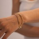 Troli Elegant solid steel bracelet VAAJDB2308041G Troli Elegant solid steel bracelet VAAJDB2308041G