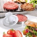 GEFU SPARK hamburgeru pagatavošanas prese Nerūsējošs tērauds, Balts Porcelāns, Nerūsējošs tērauds