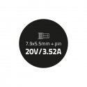 Qoltec 50013.65W virta-adapteri ja vaihtosuuntaaja Sisätila musta Qoltec 50013.65W virta-adapteri ja vaihtosuuntaaja Sisätila musta