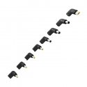 Qoltec 50011 toiteadapter ja vaheldi Hoonesisene 65 W Must