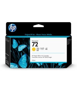 HP 72 130-ml dzeltena tintes kasetne