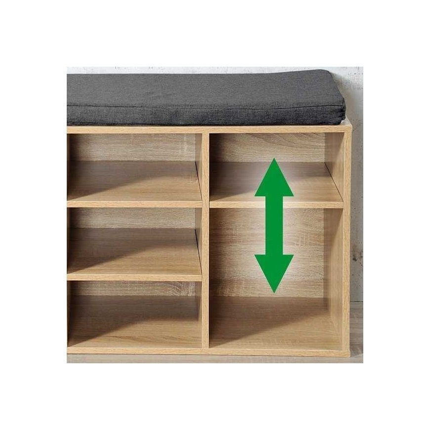 Kesper Shoe rack with seat, kitchen cabinet made of wood – 5