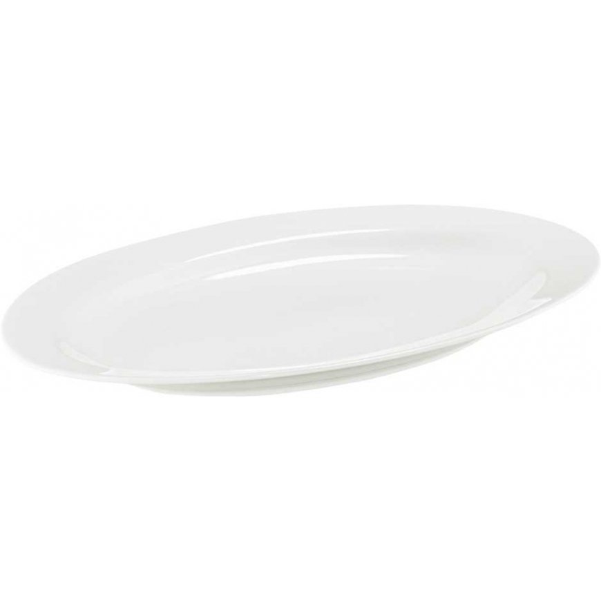 Półmisek ovalny Aura White 35.5 cm AMBITION