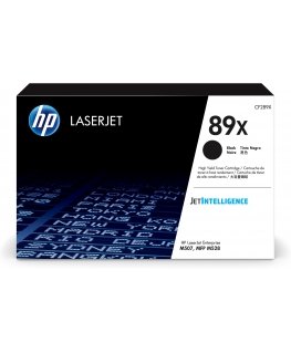 HP Оригинальный лазерный картридж увеличенной емкости LaserJet 89X, черный