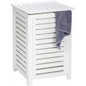 Wooden laundry basket OSLO - storage for towels, WENKO