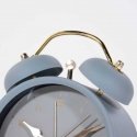 Blue Alarm clock with gold tips, light blue