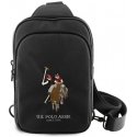Us Polo Assn Torebka na telefon US Polo Petit Pique Crossbody juoda