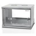 Techly I-CASE EL-1006G32 palvelinteline 6U Seinään asennettava laitekehikko Harmaa