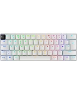 Logitech G PRO X 60 klaviatuur Mängimine USB + RF Wireless + Bluetooth QWERTY Taani, Soome, Norra, Rootsi Valge
