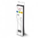 Savio CL-124 USB kabelis USB 2.0 2 m USB A Micro-USB B Balta Savio CL-124 USB kabelis USB 2.0 2 m USB A Micro-USB B Balta