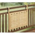 Wenko Folding balcony table for railings WAIKIKI
