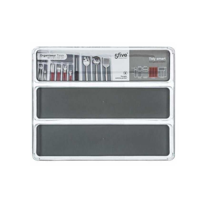 Cutlery organizer, 3 compartments, 40 x 32 cm, 5five Simply Smart – 2