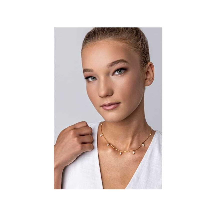 Emily Westwood Women's Gold-Plated Shiloh Synthetic Pearl Necklace EWN24015G – 3