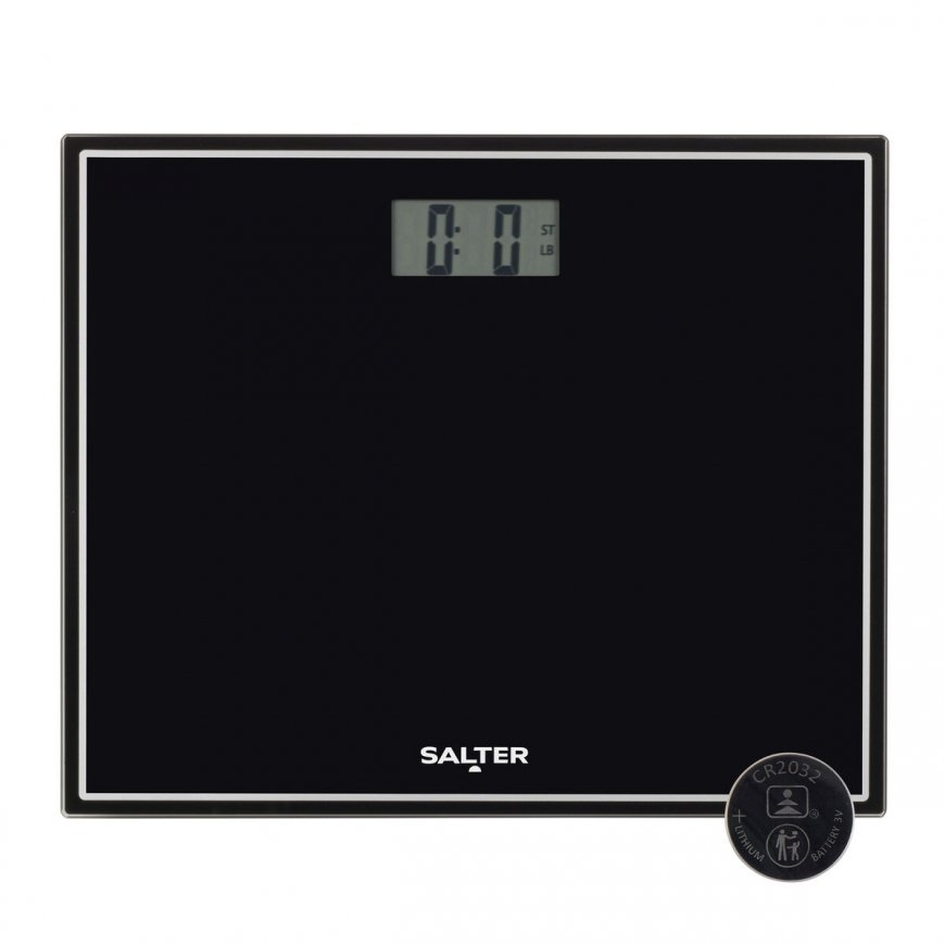 Svarstyklės Salter 9207 BCFEU12 Compact Electronic Bathroom Scale - Juodas