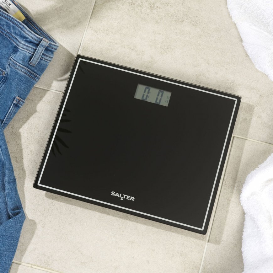 Svarstyklės Salter 9207 BCFEU12 Compact Electronic Bathroom Scale - Juodas – 2