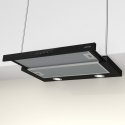 Gorenje TH64E4BG cooker hood Semi built-in (pull out) Black 450 m³/h