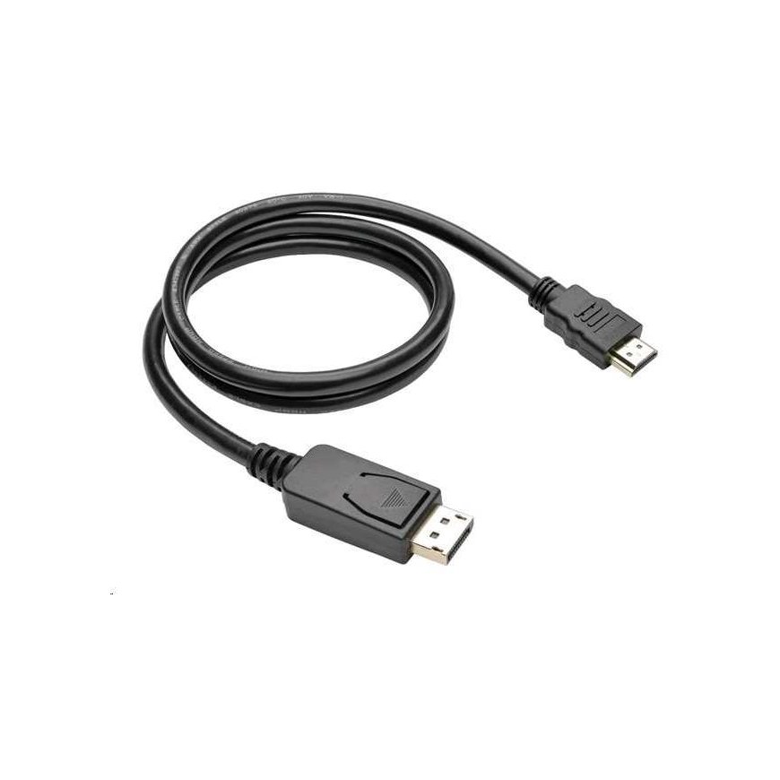 C-TECH DisplayPort/HDMI cable, 1m, juodas