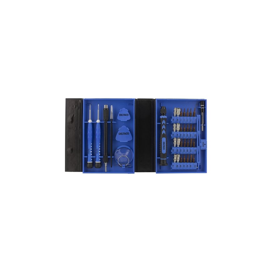 Deltaco VK-51 elektronisko ierīču remonta instruments 38 instrumenti – 2