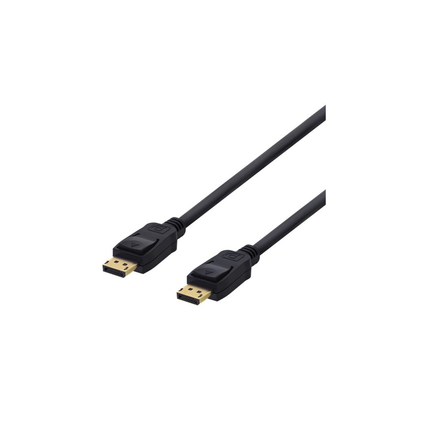 Deltaco DP-4100 „DisplayPort“ kabelis 10 m Juoda