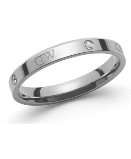 Daniel Wellington Original Steel Ring with Classic Lumine Crystals DW0040023