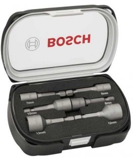 Drill Bosch Set magnetic sockets 6, 7, 8, 10, 12, 13 mm