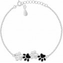 Brilio Silver Cute Paws BRC216W silver bracelet