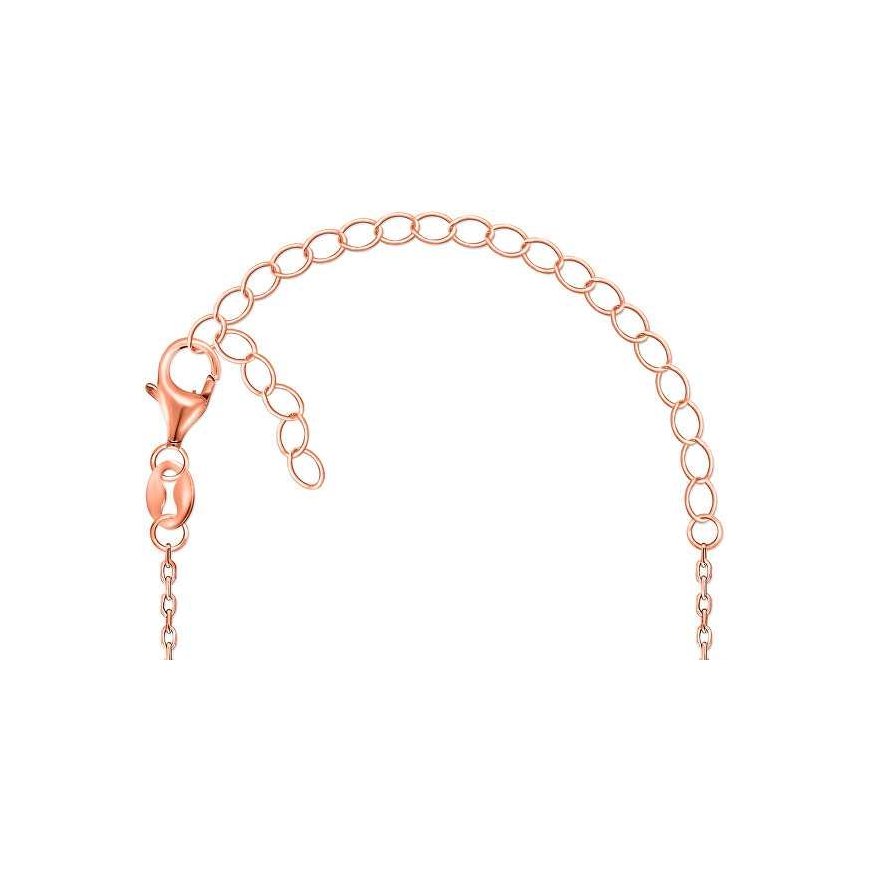 Brilio Silver Brilio Sidabrinis Minimalistinis bronzinis karoliai su cirkoniu NCL73R – 2