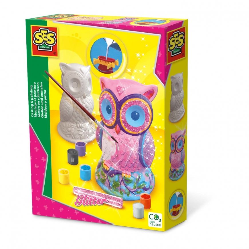 SES Creative Casting and painting - Owl