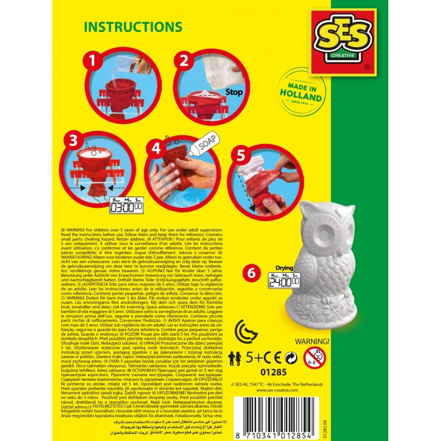 SES Creative Casting and painting - Owl – 3