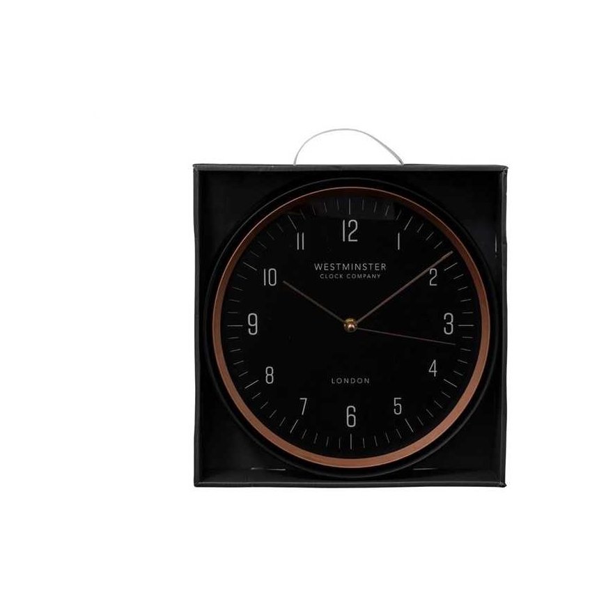 Laikrodis Atmosphera Sven, aukso/juoda, plastikas, D29 cm – 3