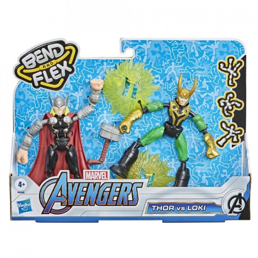 Marvel Avengers Bend and Flex Thor Vs. Loki – 2