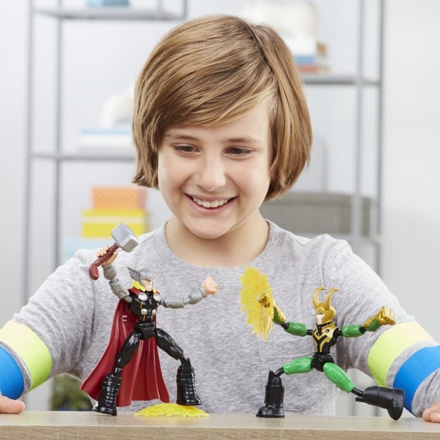 Marvel Avengers Bend and Flex Thor Vs. Loki – 4