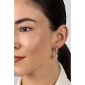 Brilio Silver Decent silver earrings with opals EA1167W