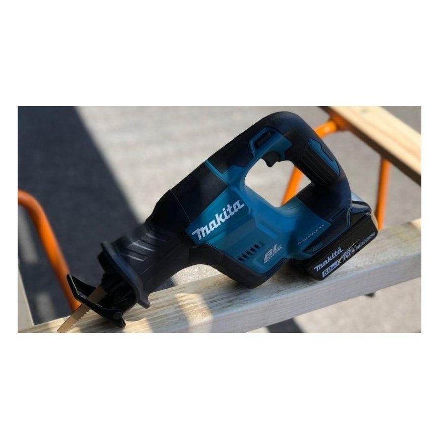 Makita DJR188RTJ Akumuliatorinis tiesinis pjūklas, 18 V, 2x5,0Ah Li-ion, BRUSHLESS – 5