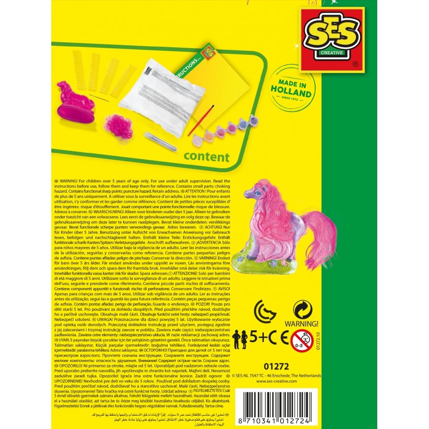 SES Creative Casting and painting - Horse withe mane – 3