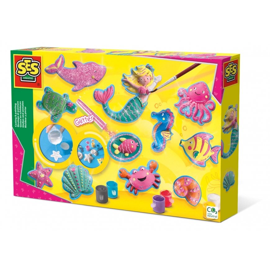 SES Creative Casting and painting - Ocean figures