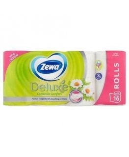 ZEWA WC-paperi, 3-kerroksinen, 16 rullaa, "Deluxe", kamomilla