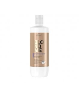 Schwarzkopf BLONDME BOND REPAIR champú morado 300 ml