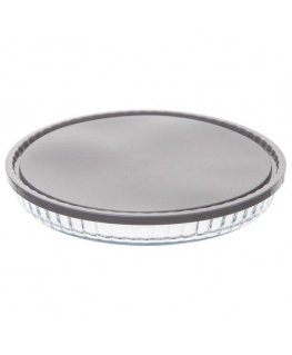 Cake tin with lid, universal glass container