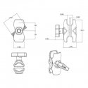 RAM Mounts Double Socket Arm RAM Mounts Double Socket Arm