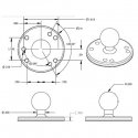 RAM Mounts Round Plate with Ball RAM Mounts Round Plate with Ball