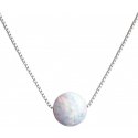 Evolution Group Shiny necklace with synthetic opal 12044.1