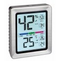 TFA 30.5047.54 - Digital thermometer/humidity meter EXACTO - sidabrinis