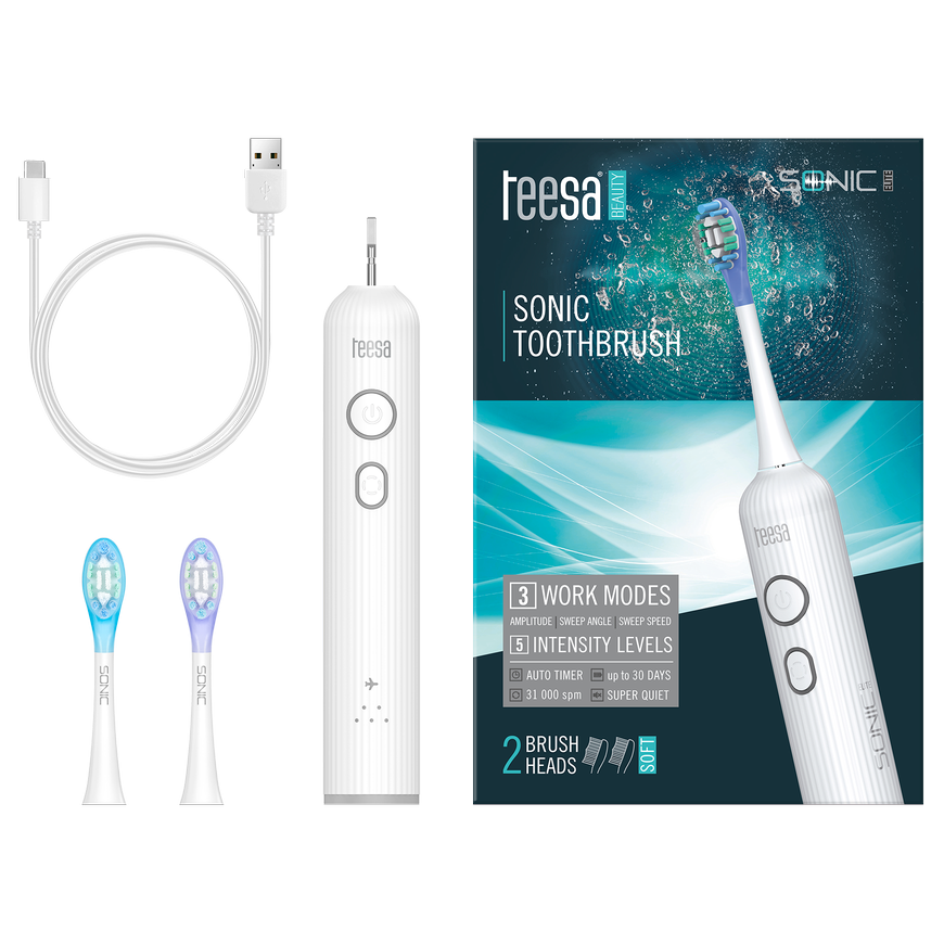 Teesa Sonic Elite white sonic toothbrush – 2